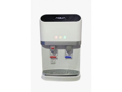 Aqua Kent Onyx Table Top Hot Cold Normal Water Purifier - White / Silver